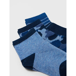 OVS Ankelstrumpor barn 3-pack OVS 1599797 Blu/Azzurro 216