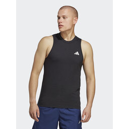 adidas adidas Tank top marškinėliai Train Essentials Feelready Training Tank Top IC6945 Juoda Slim Fit
