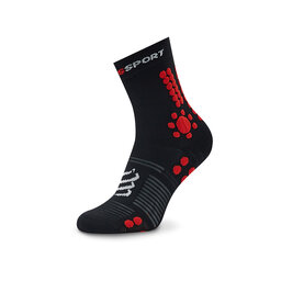 

Високі шкарпетки unisex Compressport Pro Racing V4.0 Trail U XU00048B Black/Red 906, Чорний