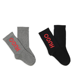 HUGO 2er-Set hohe Kindersocken Hugo G00290 Bunt