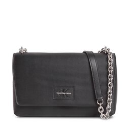 Calvin Klein Jeans Handväska Calvin Klein Jeans Sculpted Ew Flap Conv25 Chain K60K611186 Black BDS