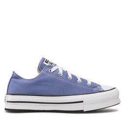 

Кеди Converse Ctas Eva Lift Ox 272946C Washed Indigo/Natural Ivory, Фіолетовий