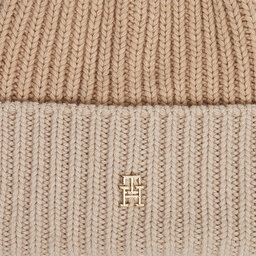 

Шапкa Tommy Hilfiger Limitless Chic Beanie AW0AW15299 Cashmere Creme ABH, Бежевий