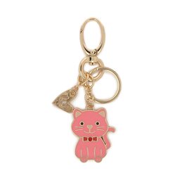

Брелок Liu Jo Cat Key Ring AF3266 A0001 Gold/Pink S1407, Золотий