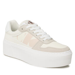 Calvin Klein Jeans Zapatillas Calvin Klein Jeans Cupsole Flatform Mix Lth Wn YW0YW01227 Creamy White/Eggshell/Bright White YBI