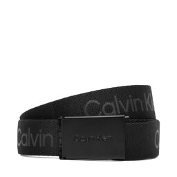 Calvin Klein Cintura da bambino Calvin Klein Calvin Logo Canvas Belt IU0IU00667 Nero