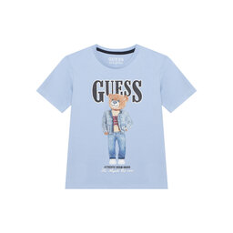 Guess Guess T-Shirt L6RI11 K8HM4 Himmelblau Regular Fit