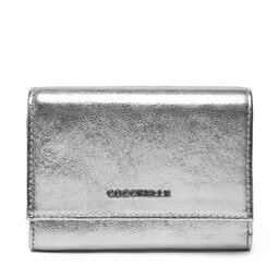 Coccinelle Малък дамски портфейл Coccinelle E2 SXE 11 F0 01 Сребрист
