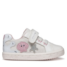 Geox Sneakers aus Stoff Geox B Gisli Girl B651MB 00954 C0007 M Weiß