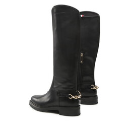 

Чоботи Tommy Hilfiger Twist Flat Longboot FW0FW07057 Black BDS, Чорний