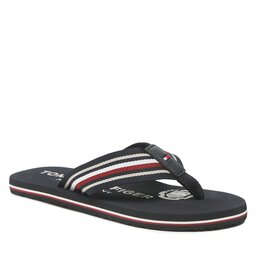 Tommy Hilfiger Infradito Tommy Hilfiger Corporate Stripes Beach Sandal FM0FM04407 Rwb 0G1