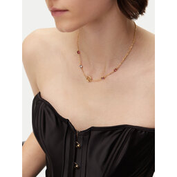 Guess Naszyjnik Guess JUBN05 097JW Złoty