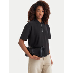 Calvin Klein Handtasche Calvin Klein Bold Ck Slouchy Shoulder Bag LV04F3894G Schwarz