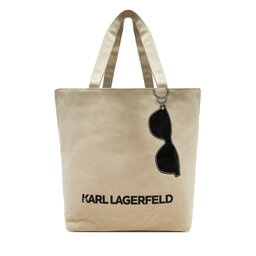 KARL LAGERFELD Torebka KARL LAGERFELD A1W50020 Beżowy