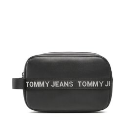 Tommy Jeans Geantă pentru cosmetice Tommy Jeans Tjm Essential Leather Washbag AM0AM11366 BDS