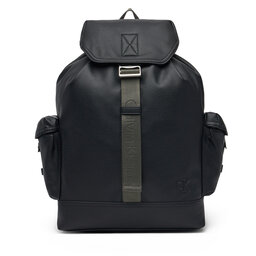 Calvin Klein Jeans Rucksack Calvin Klein Jeans Cargo Flap Backpack 43 LV04G3077G Schwarz