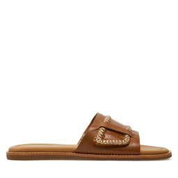 Clarks Pantoletten Clarks Maritime Mule 26176402 Braun