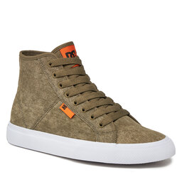 

Снікерcи DC Manual Hi Txse ADYS300644 Washed Olive WSO, Зелений
