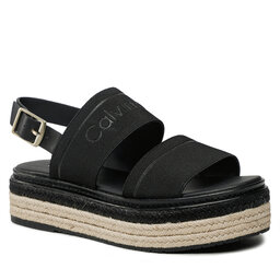 Calvin Klein Espadrile Calvin Klein Flatform Wedge HW0HW01497 Ck Black BEH