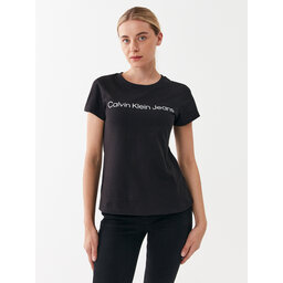 Calvin Klein Jeans Calvin Klein Jeans Marškinėliai J20J220253 Juoda Slim Fit