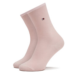 

Набір 2 пар високих жіночих шкарпеток Tommy Hilfiger 371221 Pink Combo 097, Рожевий