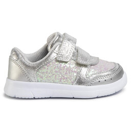 

Снікерcи Clarks Ath Sonar T 261496486 Silver Leather, Срібний