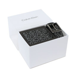 Calvin Klein Set étui à cartes et ceinture Calvin Klein Classic Mono Vital Belt+Ccholder K50K509713 BAX