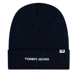 Tommy Jeans Mütze Tommy Jeans Linear Logo AW0AW15843 Dark Night Navy C1G