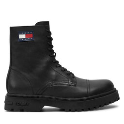 Tommy Jeans Schnürstiefeletten Tommy Jeans EM0EM01471 Schwarz