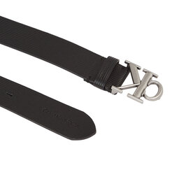 

Чоловічий ремінь Calvin Klein Jeans Round Mono Pl Lthr Tx Belt K50K511155 Black BDS, Чорний