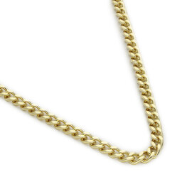 

Намисто Luv AJ Classiquw Skinny Curb Chain (5mm) CORE22-N-CSCC-G Gold, Золотий