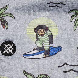 

Високі шкарпетки unisex Stance Surfing Monkey A556A21SMK Grey, Сірий