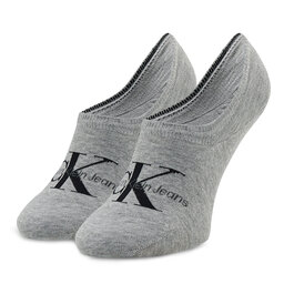 Calvin Klein Jeans Calcetines tobilleros para mujer Calvin Klein Jeans 701218751 Light Grey Melange 007