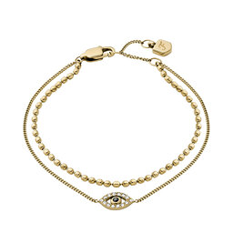 Fossil Brățară Fossil Sutton Evil Eye JF04794710 Auriu