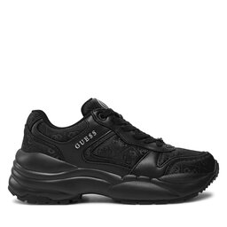 Black and white guess shoes store