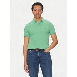 Tommy Hilfiger Tommy Hilfiger Poloshirt 1985 MW0MW17771 Grün Slim Fit