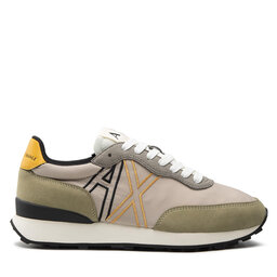 

Снікерcи Armani Exchange XUX129 XV549 M223 Beige/Green, Бежевий