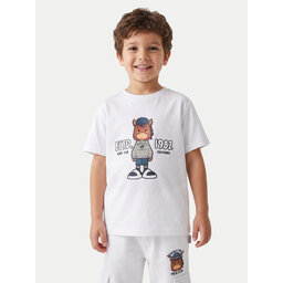 Beverly Hills Polo Club Beverly Hills Polo Club T-Shirt P-SS26B-TS0135 Weiß Regular Fit