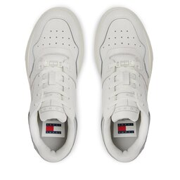 

Снікерcи Tommy Jeans Tjw Retro Basket Flatform Patent EN0EN02523 Ecru / Light Cast YBL, Écru