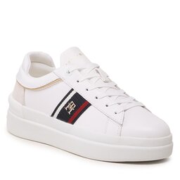 Tommy Hilfiger Sneakers Tommy Hilfiger Corp Webbing Court Sneaker FW0FW07387 White YBS