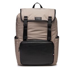 Tommy Hilfiger Hátizsák Tommy Hilfiger Th Lux Nylon Flap Backpack AM0AM11817 Bézs