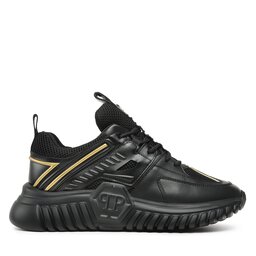 

Снікерcи PHILIPP PLEIN Runner Sneakers Supersonic SACS USC0405 PLE075N Black/Light Gold 0293, Чорний