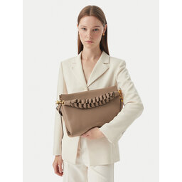 Coccinelle Handtasche Coccinelle M250 Boheme Grana Double E1 M50 19 02 01 Dunkelbeige