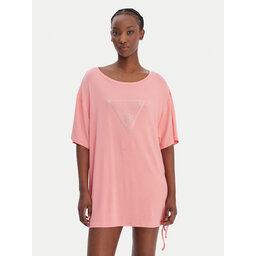 Guess Guess Футболка E4GI00 K68D2 Рожевий Oversize