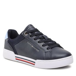 Tommy Hilfiger Сникърси Tommy Hilfiger Court Sneaker Global Stripes FW0FW07118 Space Blue DW6