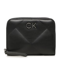 Calvin Klein Голям дамски портфейл Calvin Klein Re-Lock Quilt Za Wallet Md K60K610785 BAX