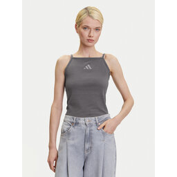 adidas adidas Top ALL SZN Rib JJ1223 Grau Slim Fit