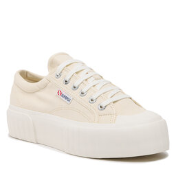 Superga Kedas Superga 2631 Stripe Platform S5111SW Beige Lt Eggshell/Favorio A7V