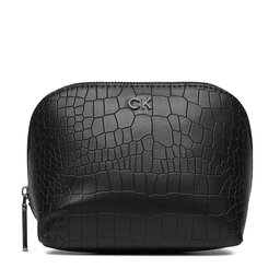 Calvin Klein Kosmetyczka Calvin Klein Ck Daily Cosmetic Pouch_Croco K60K612640 Czarny