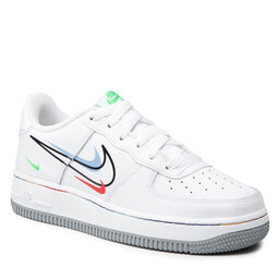 Nike Обувь Nike Air Force 1 Low Gs DM9473 100 White/Lt Green Spark/Aluminum